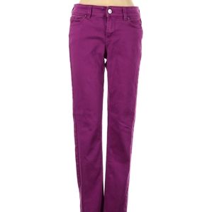 Pink/purple white house black market jeans.